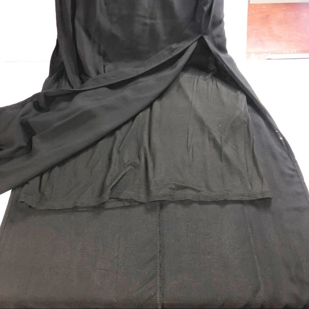 Sleeveless Midi Mini 2 Layer Split Side Dress - image 4